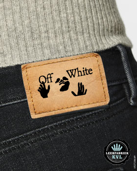 Jeans labels |  Læder mærker til tøj